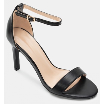 πέδιλα στιλέτο με μπαρέτα - μαύρο σε προσφορά