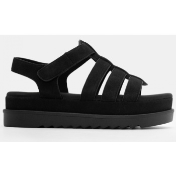 σανδάλια flatform με πολλαπλά λουράκια σε προσφορά