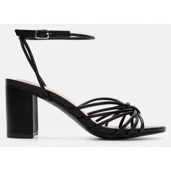 πέδιλα με σχέδιο κόμπο - μαύρο σε προσφορά