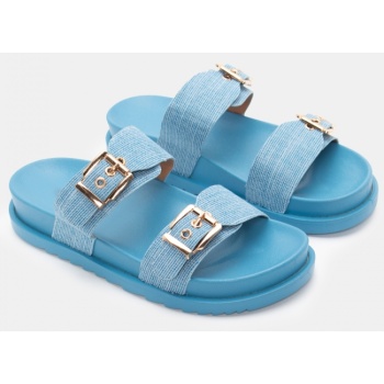flat σανδάλια με τόκες - γαλάζιο σε προσφορά