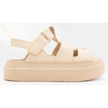 σανδάλια flatform με λουράκι scratch  σε προσφορά