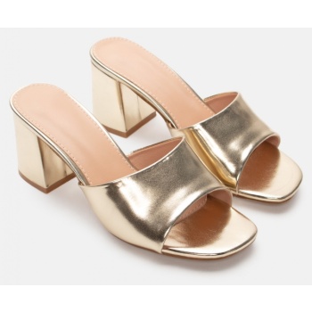 mules μονόχρωμα - χρυσό σε προσφορά