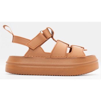 σανδάλια flatform με λουράκι scratch  σε προσφορά