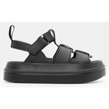 σανδάλια flatform με λουράκι scratch  σε προσφορά