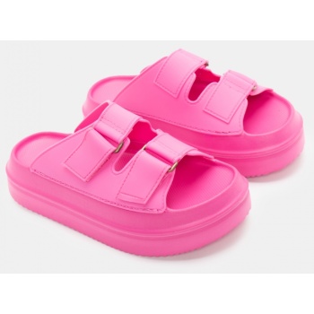 σανδάλια flatform με διπλά λουράκια σε προσφορά