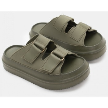 σανδάλια flatform με διπλά λουράκια σε προσφορά
