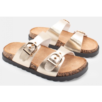 σανδάλια flatform με διπλές τόκες  σε προσφορά