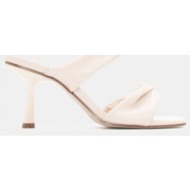  mules με στριφογυριστά λουράκια - nude