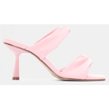 mules με στριφογυριστά λουράκια - ροζ σε προσφορά