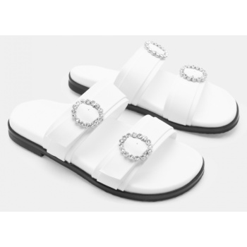 σανδάλια flatform με διπλά λουράκια  σε προσφορά