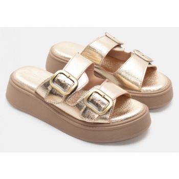 σανδάλια flatform με διπλές τόκες  σε προσφορά