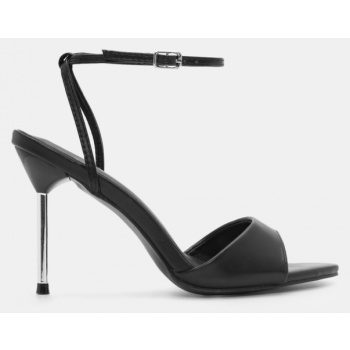 πέδιλα μυτερά με μπαρέτα - μαύρο σε προσφορά