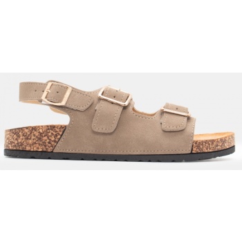 σανδάλια flatform με τόκες - μπεζ-σκούρο σε προσφορά