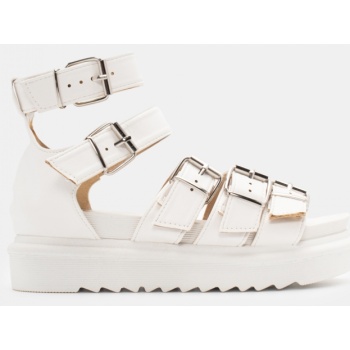 σανδάλια flatform με λουράκια & τόκες  σε προσφορά