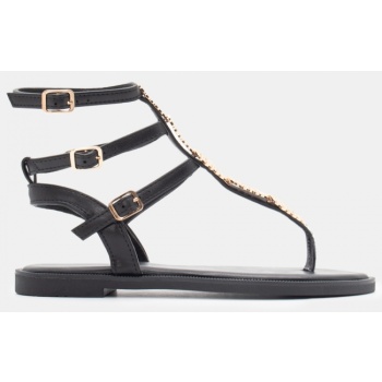 flat σανδάλια με πολλαπλά λουράκια με σε προσφορά