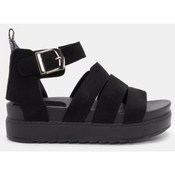 σανδάλια flatform με λουράκια & μπαρέτα σε προσφορά