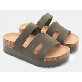 σανδάλια flatform με λουράκι scratch  σε προσφορά