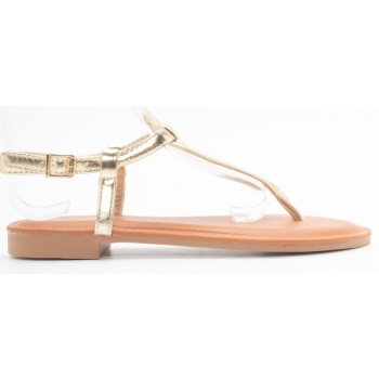 flat σανδάλια με τόκα - χρυσό σε προσφορά