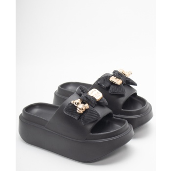 παντόφλες δίσολες με διακοσμητικό