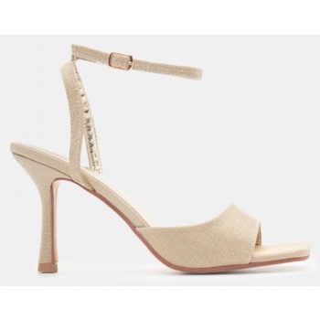 πέδιλα με μπαρέτα - χρυσό