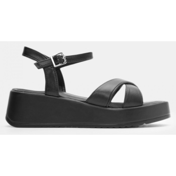 πλατφόρμες με χιαστί λουράκια & τόκα 