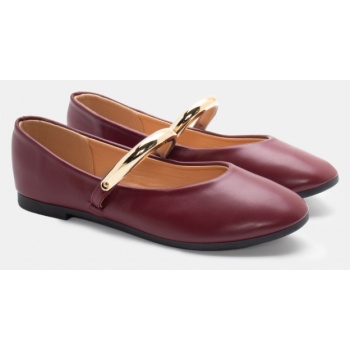 μπαλαρίνες με χρυσή λεπτομέρεια  σε προσφορά