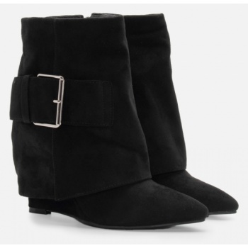 μποτάκια αστράγαλου με εφέ σε προσφορά