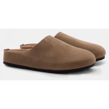 clogs σαμπό μονόχρωμα - μπεζ-σκούρο σε προσφορά