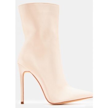 μποτάκια αστραγάλου μυτερά μονόχρωμα  σε προσφορά