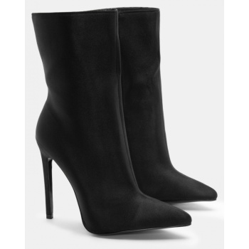 μποτάκια αστραγάλου μυτερά μονόχρωμα  σε προσφορά