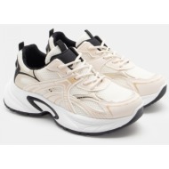  sneakers σε συνδυασμό χρωμάτων & δίχτυ - χρυσό