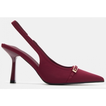 γόβες μυτερές με διακοσμητική τόκα  σε προσφορά