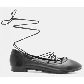 μπαλαρίνες lace up - μαύρο σε προσφορά
