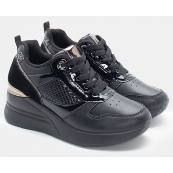 sneakers με πλατφόρμα - μαύρο