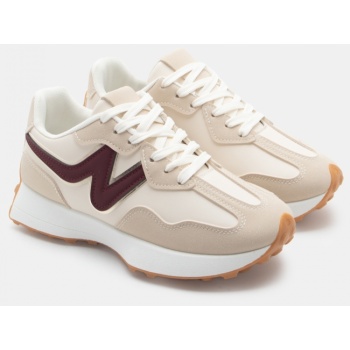 sneakers σε συνδυασμό χρωμάτων & υλικών σε προσφορά