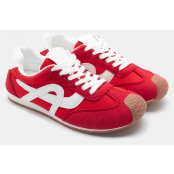 sneakers σε συνδυασμό χρωμάτων - κόκκινο σε προσφορά
