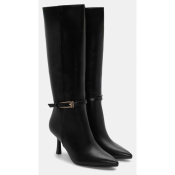 μπότες μυτερές με διακοσμητικό λουράκι