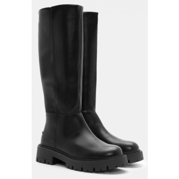 μπότες με τρακτερωτή σόλα - μαύρο σε προσφορά