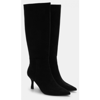 μπότες μυτερές με ραφές - μαύρο σε προσφορά