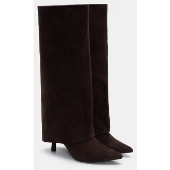 μπότες μυτερές με εφέ αναδιπλούμενης σε προσφορά