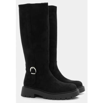 μπότες με διακοσμητική τόκα - μαύρο σε προσφορά