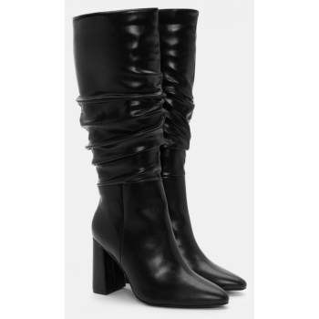 μπότες με σούρες - μαύρο σε προσφορά