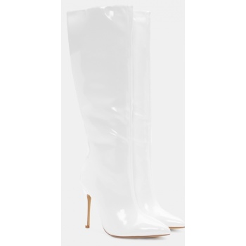 μπότες μονόχρωμες μυτερές  σε προσφορά