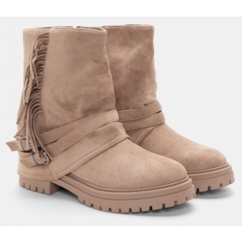 μποτάκια με εφέ αναδιπλούμενης φάσας  σε προσφορά