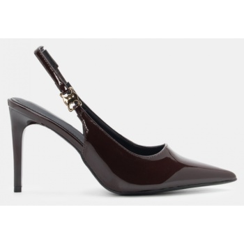 γόβες slingbank μυτερές - καφέ σκούρο σε προσφορά