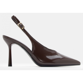 γόβες μυτερές slingbank - καφέ σε προσφορά