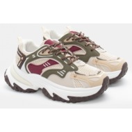  sneakers chunky με συνδυασμό χρωμάτων - πολύχρωμο