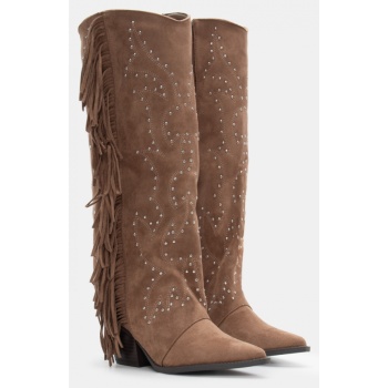 μπότες cowboy με διακοσμητικά κρόσσια  σε προσφορά