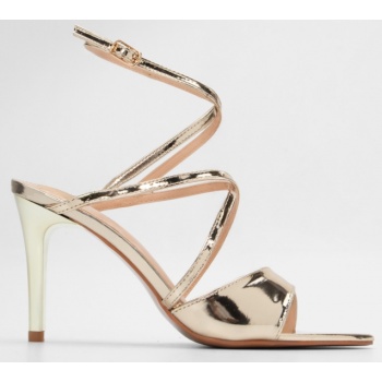 πέδιλα με χιαστί μπαρέτα - χρυσό σε προσφορά