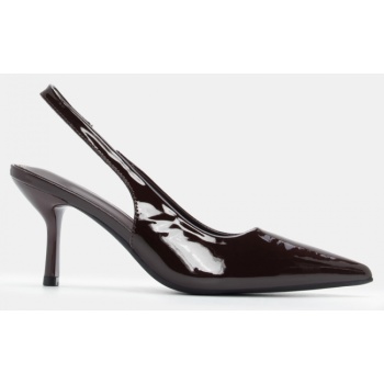 γόβες slingbank μυτερές - καφέ σκούρο σε προσφορά